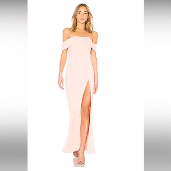 NBD Mas Besos Gown in Baby Pink size medium NWT - Picture 2 of 14